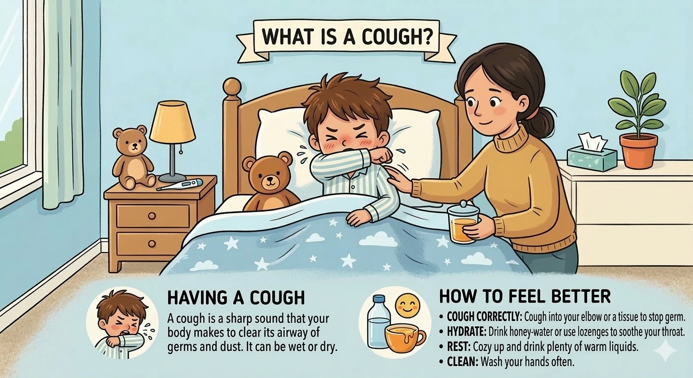 Visual representation of cough symptom monitoring